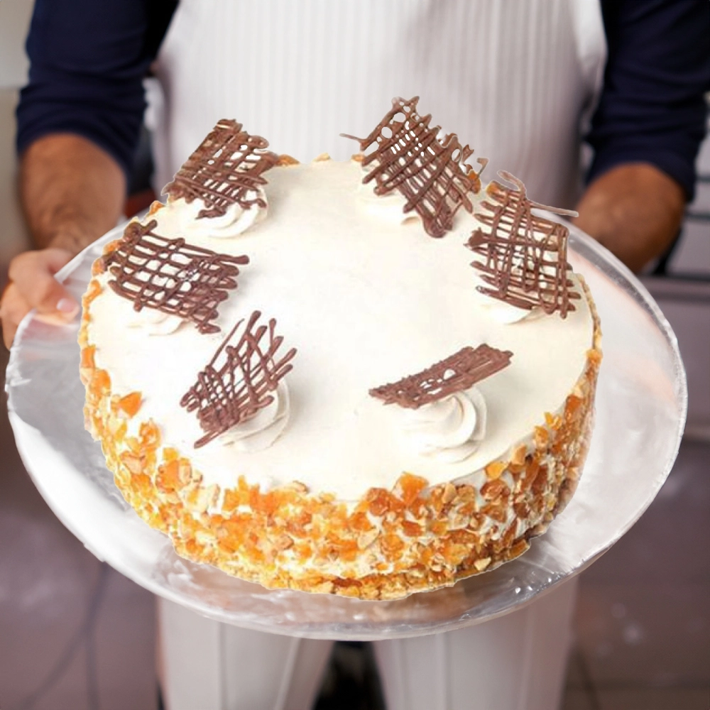 A 1 kg of butterscotch cake
