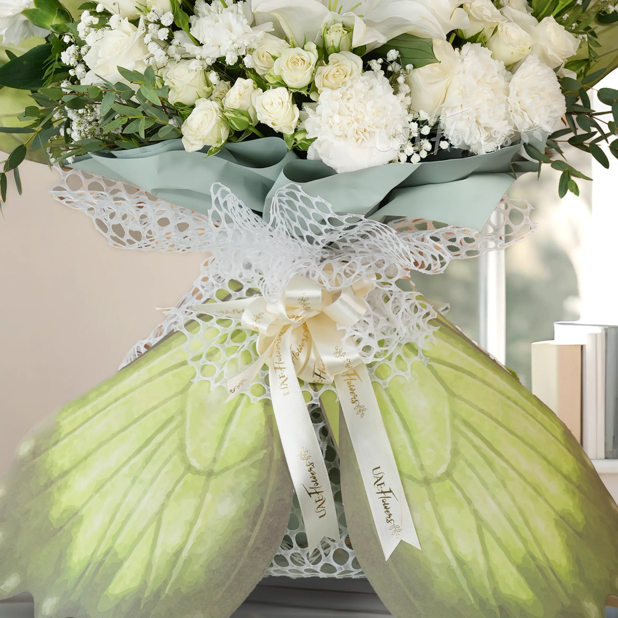 Butterfly shaped bouquet