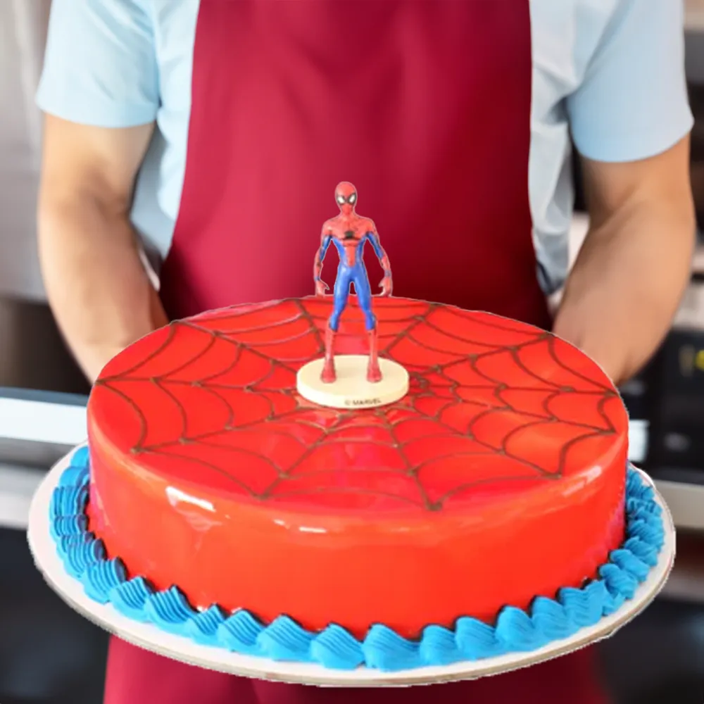 1.5 kg Classic Spiderman Toy Cake