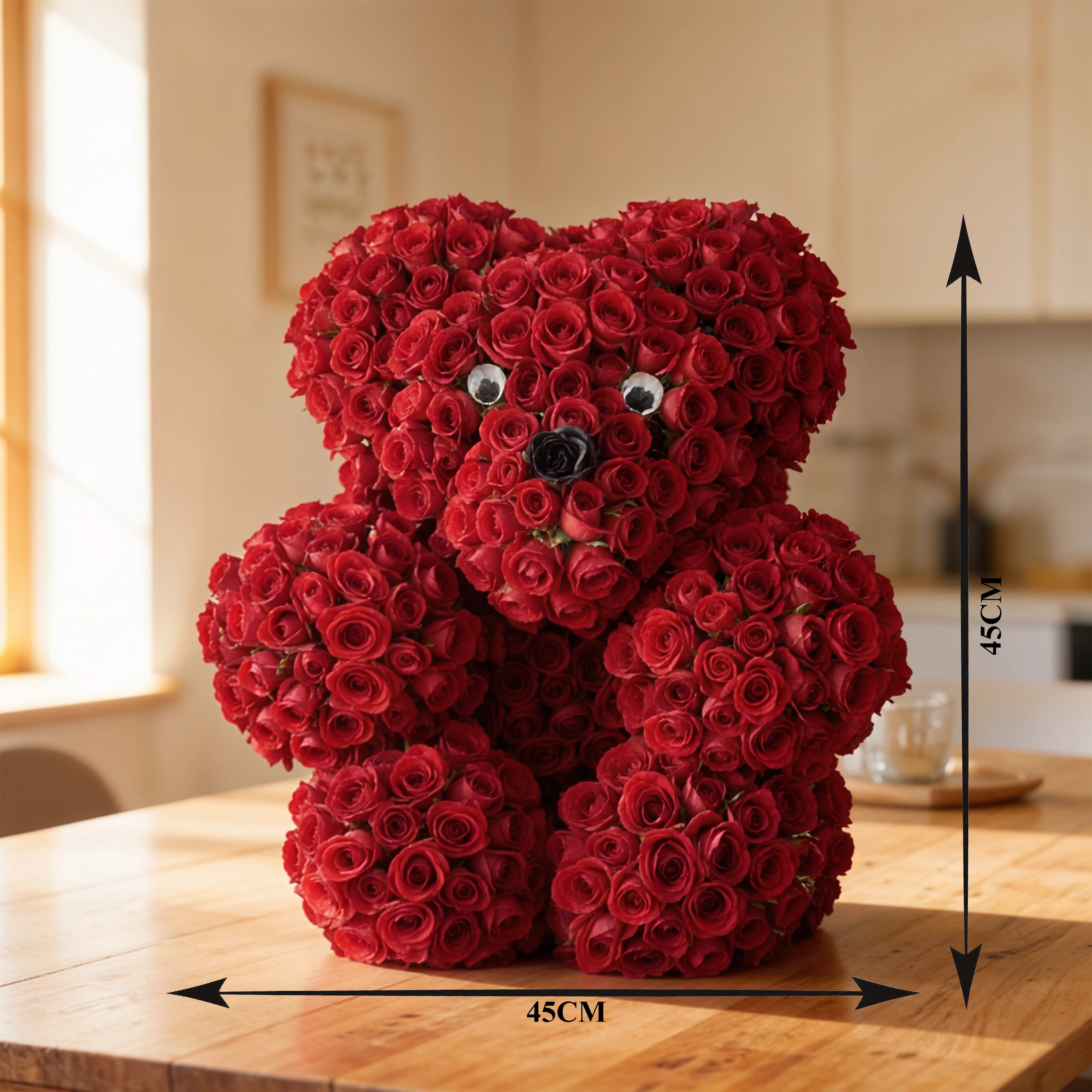 Teddy of Red Spray Roses