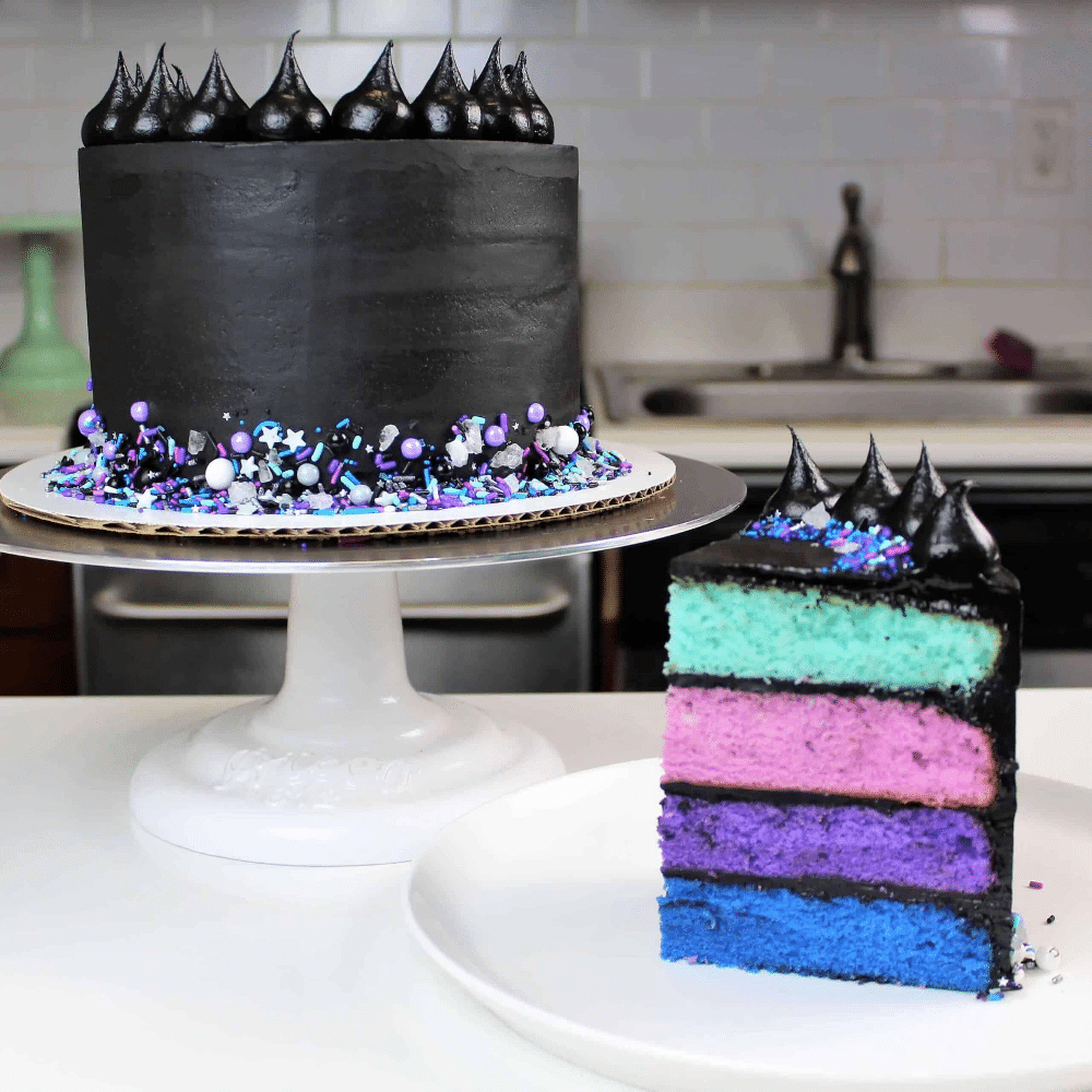 Black Butter Creme Cake 