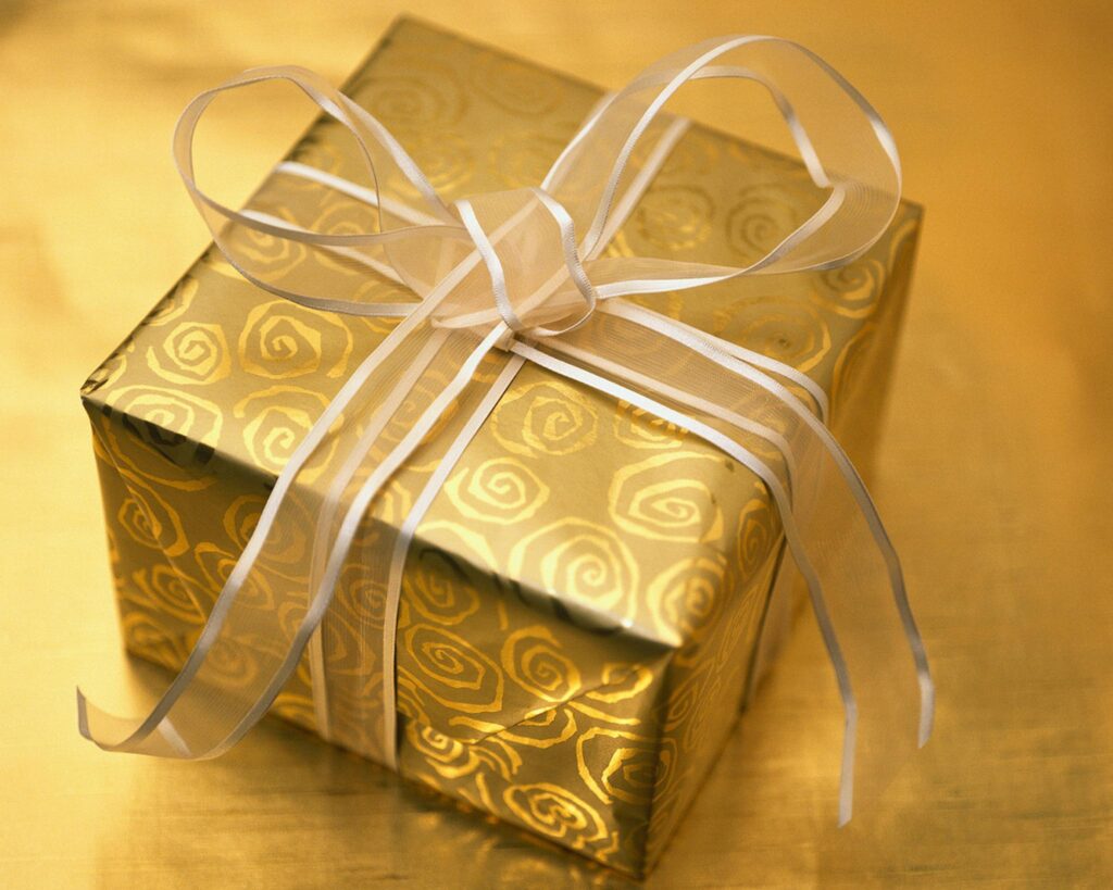 Golden Gift Box